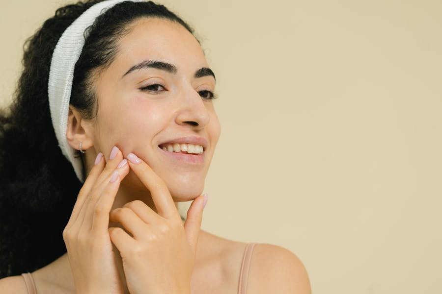 Healthy glowing skin
