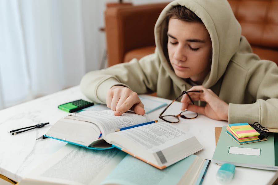 Focused studying